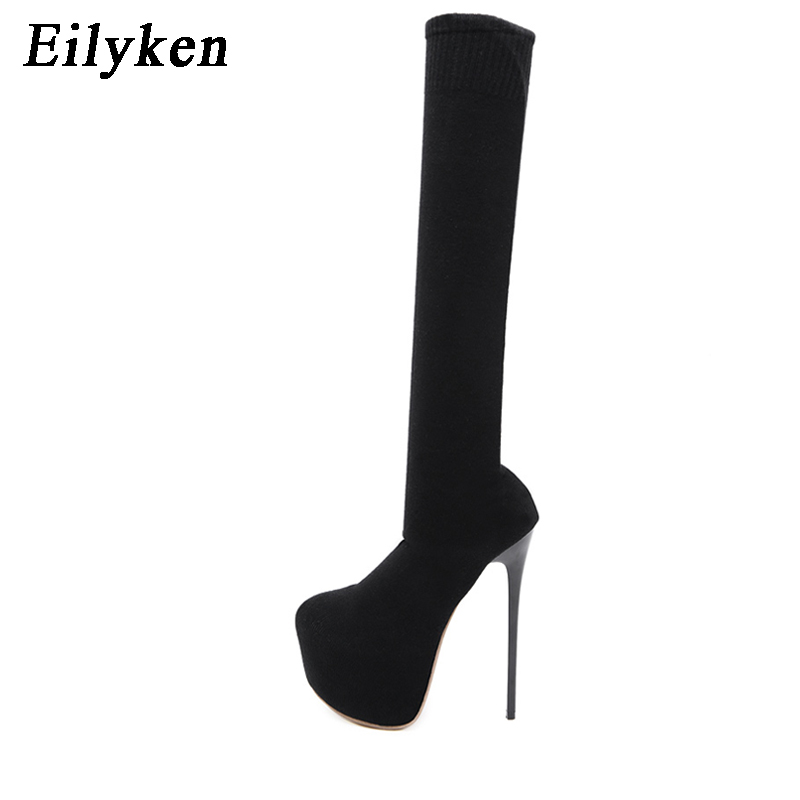 Eilyken 17CM Đế Gót Giày Người - đánh giá và giá Knee High Sock Women
