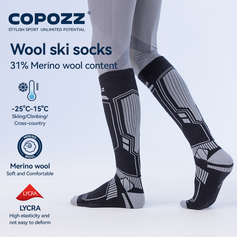COPOZZ New Winter Ski Socks Me - đánh giá và giá Thermal Sock Winter