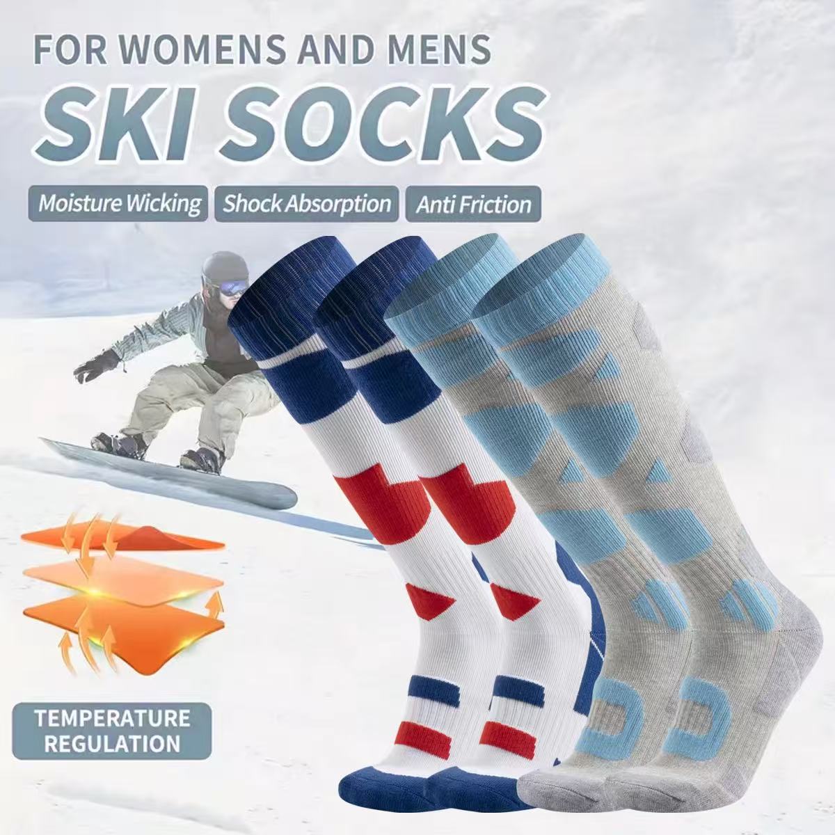 Thermal Winter Ski Socks Thick - đánh giá và giá Thermal Sock Winter