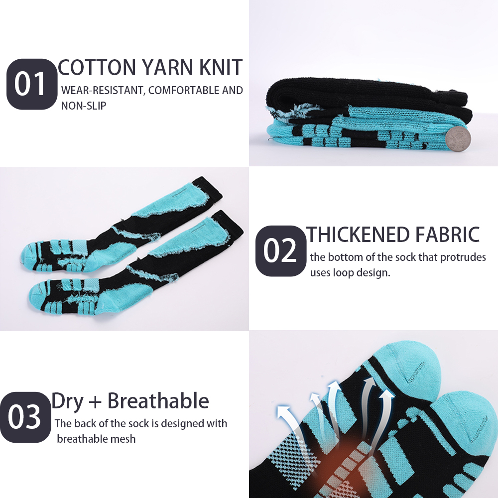 L●Mirror 2 Pairs Knee High Ski - đánh giá và giá Thermal Sock Winter