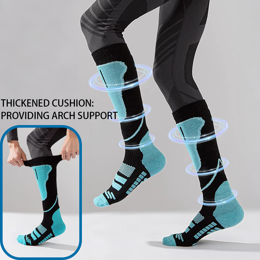 L●Mirror 2 Pairs Knee High Ski - đánh giá và giá Thermal Sock Winter